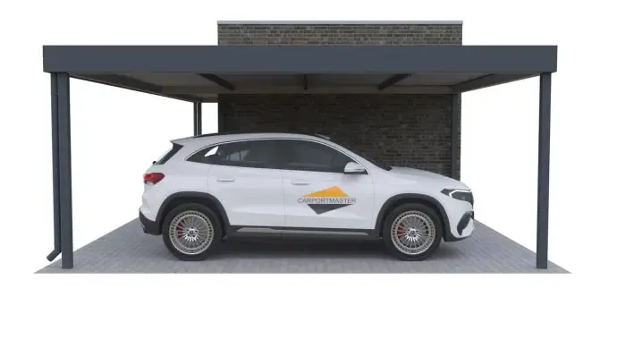 Doppelcarport mit Eingangsüberdachung