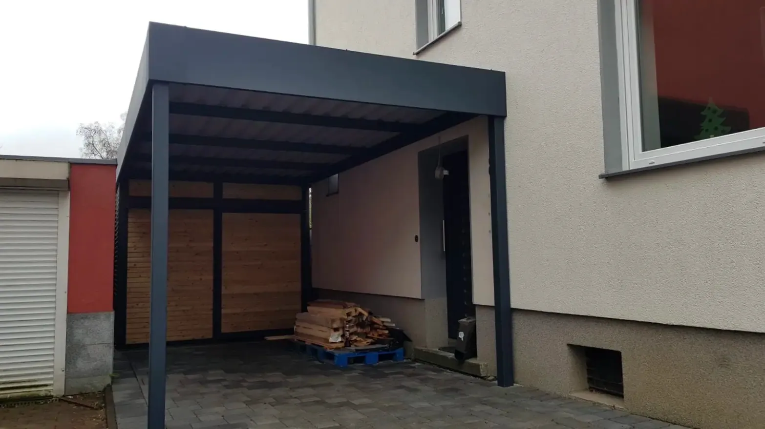Carport mit Schuppen - Carportmaster Projekt 21-C-3165 - 45138 Essen - Carportbild 01