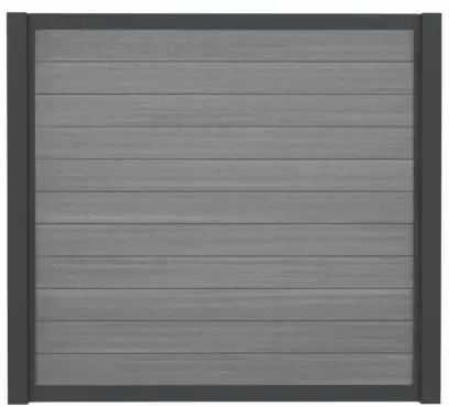 WPC-Planken Hohlkammer-Profil grey-dark