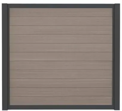 WPC-Planken Hohlkammer-Profil grey-light