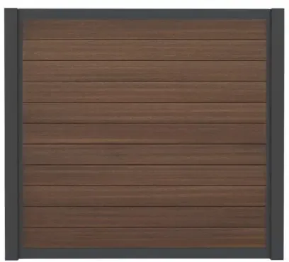 WPC-Planken Hohlkammer-Profil multiwild-brown