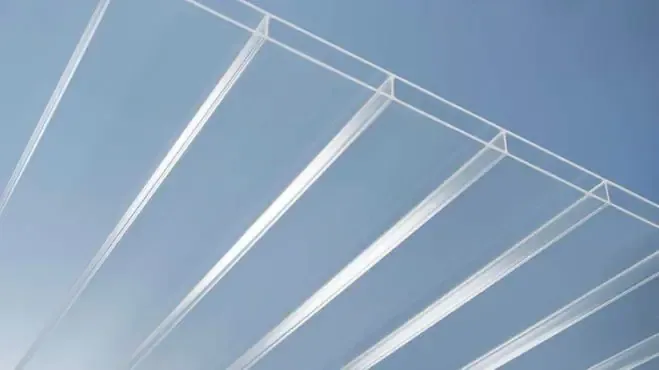 AAA, SDP 16–64 Acryl, NO DROP Lichtdurchlässigkeit ca. 86 %, U-Wert 2,5 Dicke ca. 16 mm