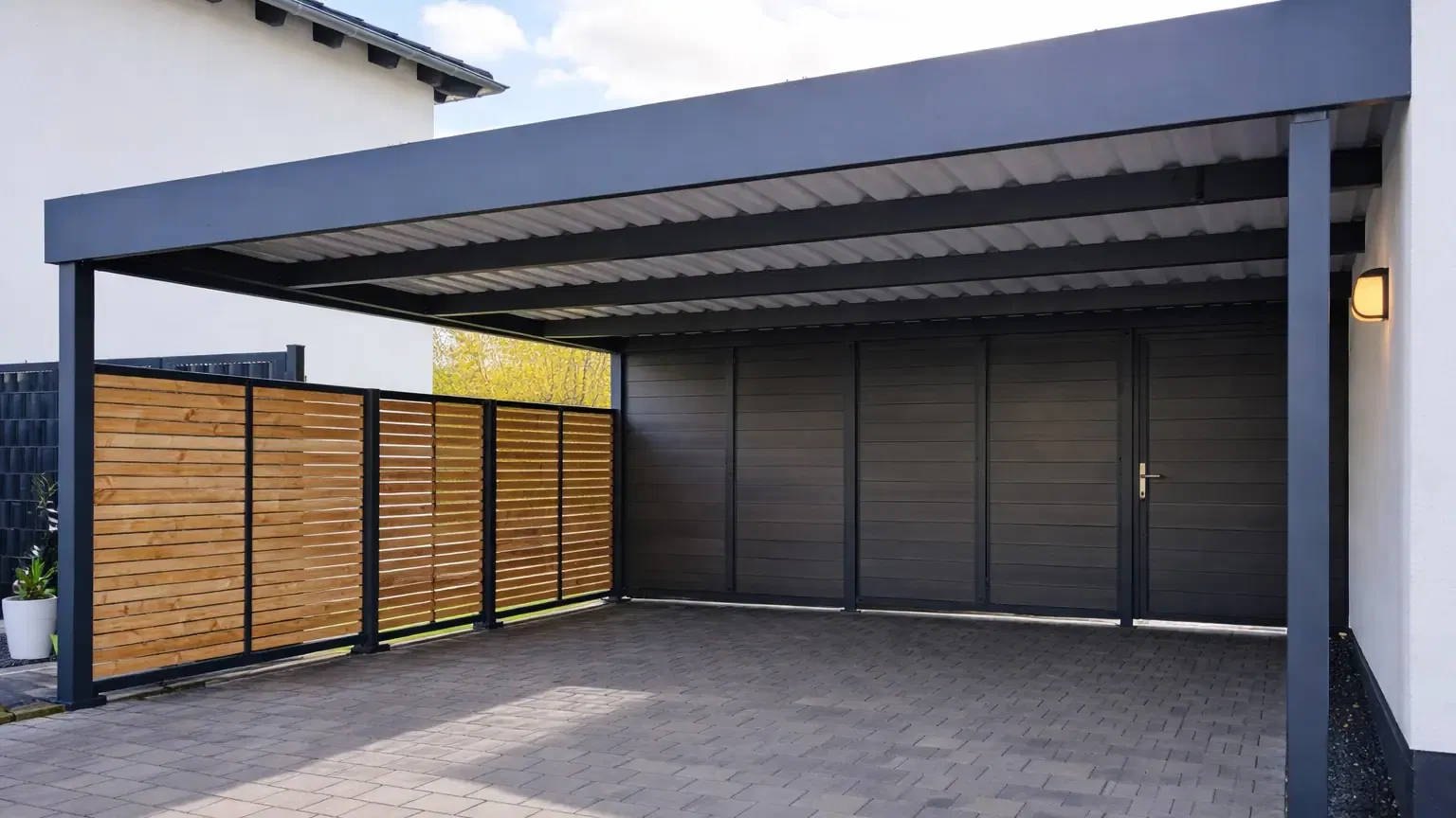 Doppelcarport - Carportmaster Projekt 22-P-3058 - 58332 Schwelm